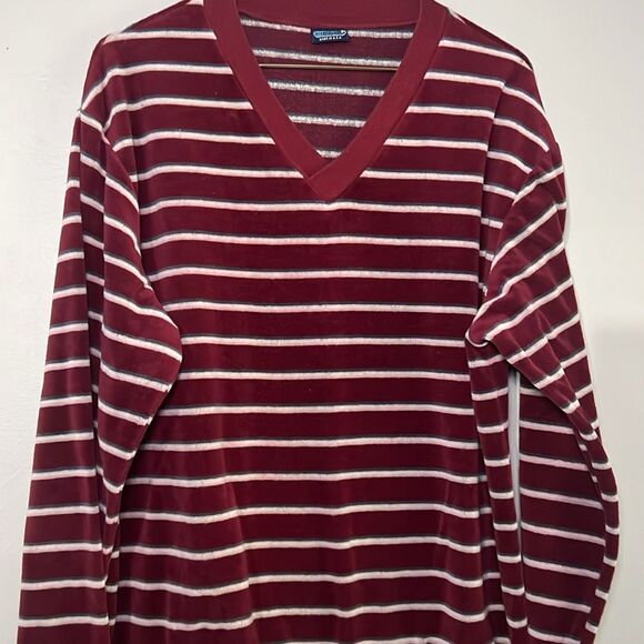 Vintage men’s velour sweatshirt size large - Picture 3 of 8